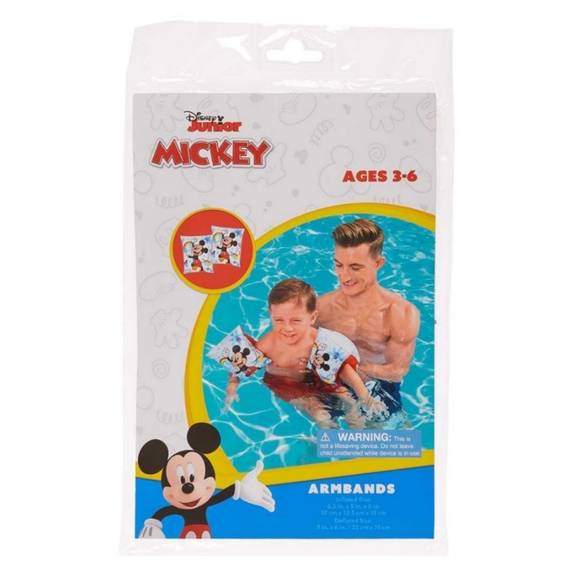 *5/$20* NEW Disney Mickey Mouse Licensed Swim Arm Bands Inflatable Swim Float - Picture 2 of 10